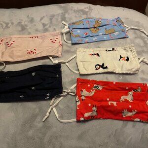 Set of 5 Triple Layered Children's Masks from Old Navy